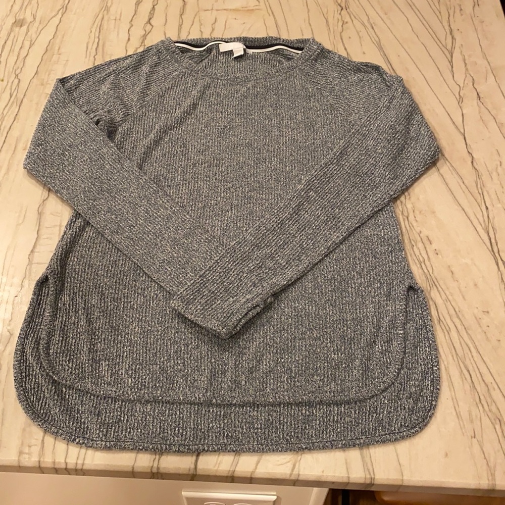 Zella size M green heathered lightweight sweater - like new